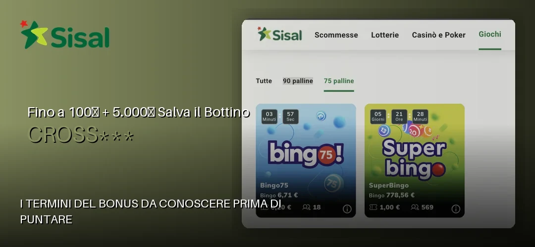 Sisal Casino promotional banner