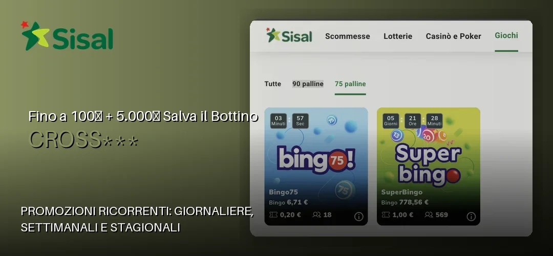 Sisal Casino promotional banner